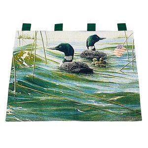 Pride of the Lakes Mallard Ducks Family Tapestry Wall Hanging ~ Kevin Daniel